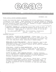 EEAC Newsletter December 1980