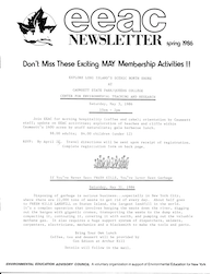 EEAC Newsletter Spring 1986