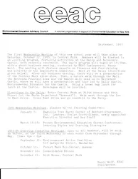 EEAC Newsletter September 1983