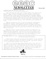 EEAC Newsletter Winter 1986