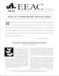 EEAC Newsletter October 1, 1999