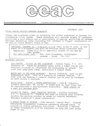 EEAC Newsletter December 1980