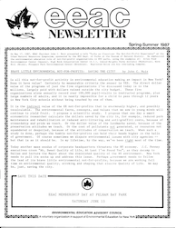 EEAC Newsletter Spring-Summer 1987