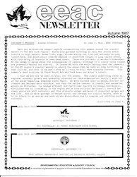 EEAC Newsletter Autumn 1987