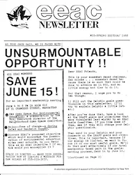 EEAC Newsletter Mid-Spring 1988