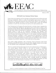 EEAC Newsletter Spring 1993