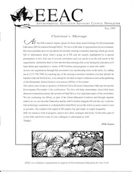 EEAC Newsletter Fall 1997